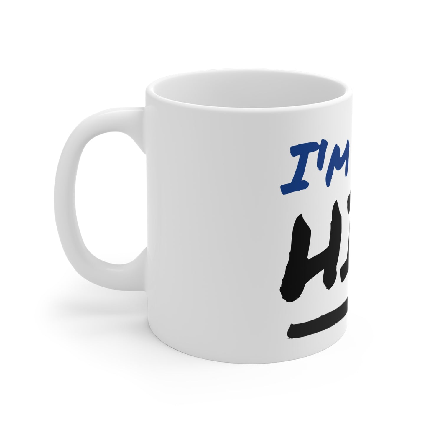 Funny "I'm With Him" Coffee Mug - 11oz Ceramic Tea Cup for Pride Events & Gift Giving