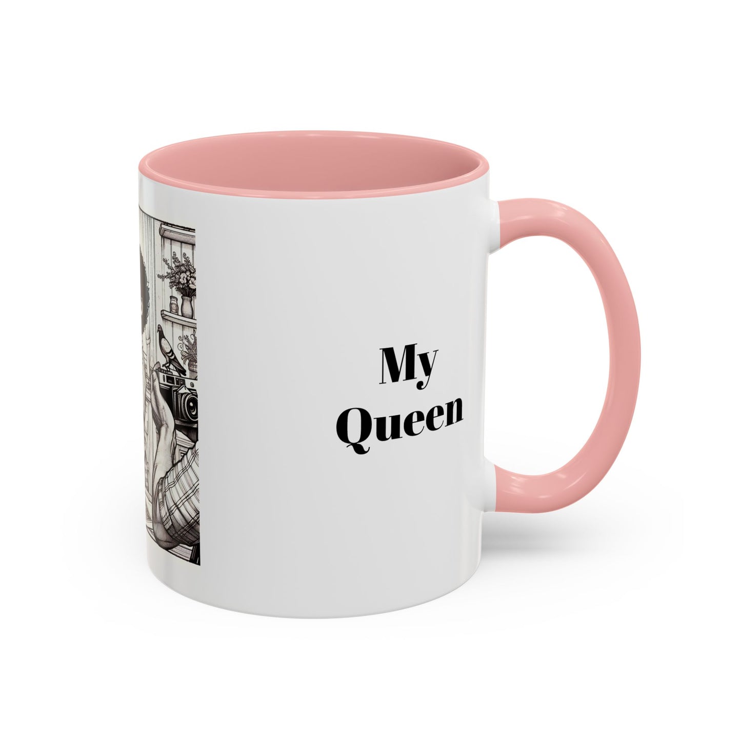 My Queen Accent Coffee Mug - Heartwarming Gift for Mom