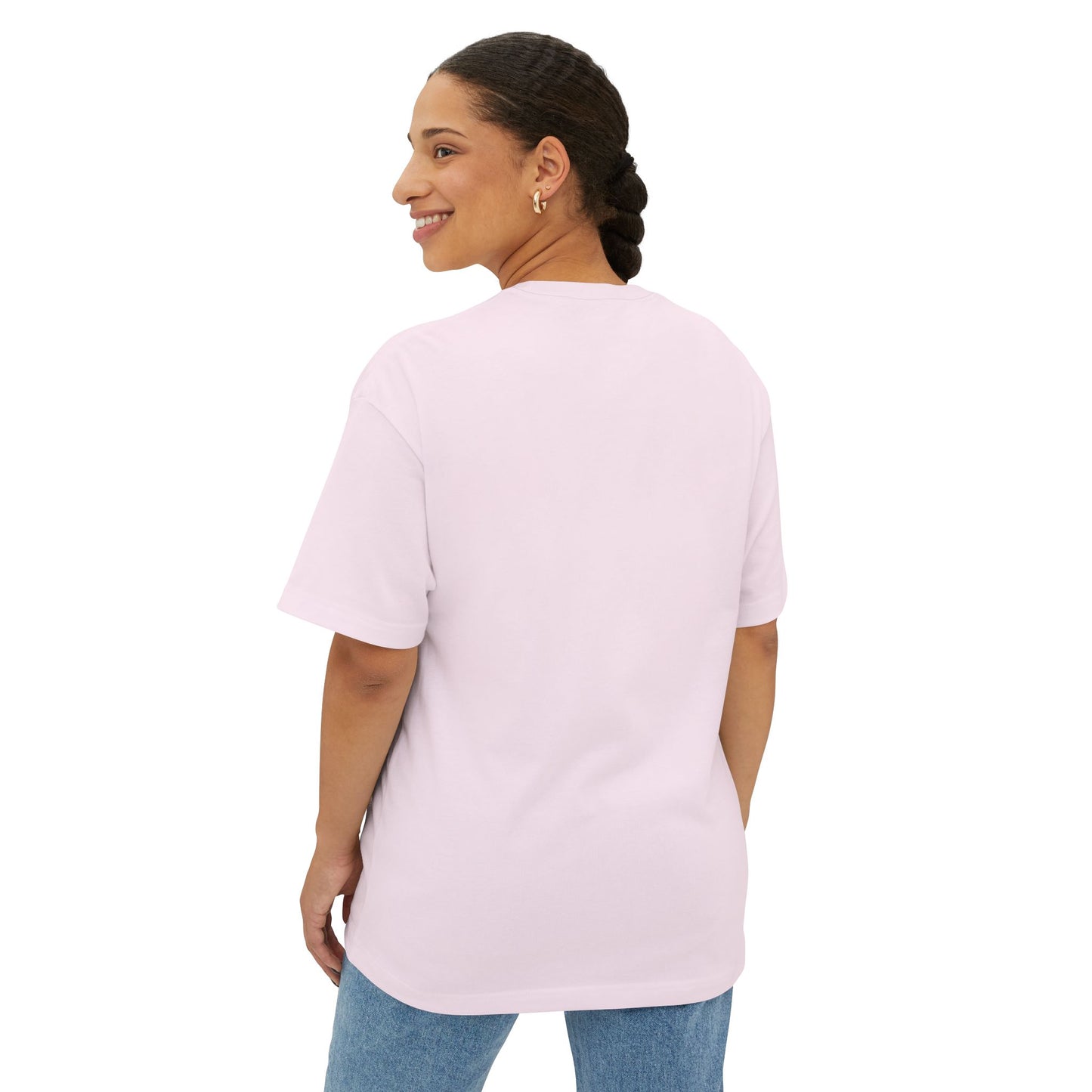 Unisex Oversized Boxy Tee - "Smile Everyday"