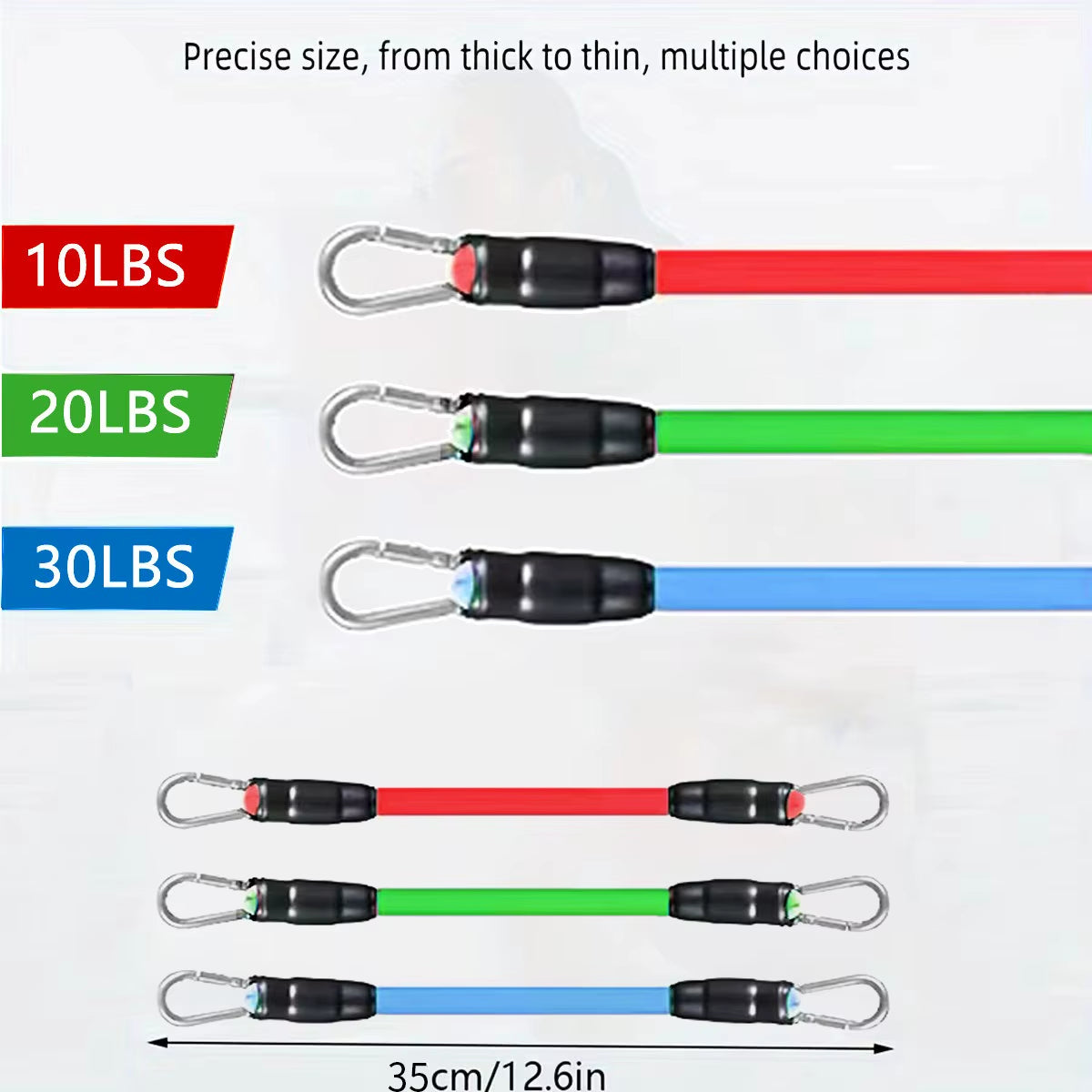 TPE Resistance Bands Ankle Straps Fitness Booty Band Squat Glute Workout Yoga Gym Equipment Guard Leg Strength Safety Extensions