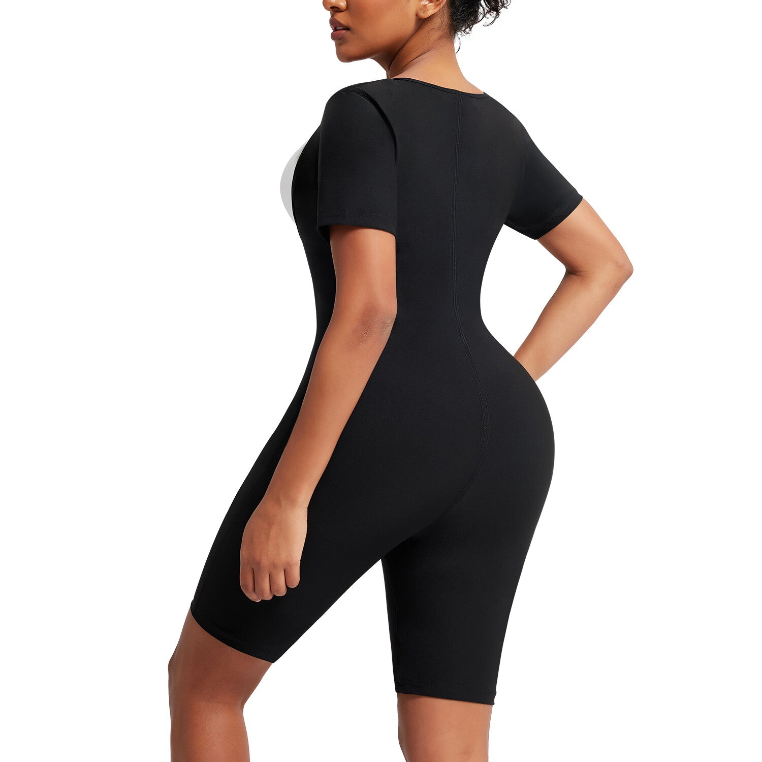 Women Sauna Sweat Suits Weight Loss Workout Vest Waist Trainer Shirt Shapewear