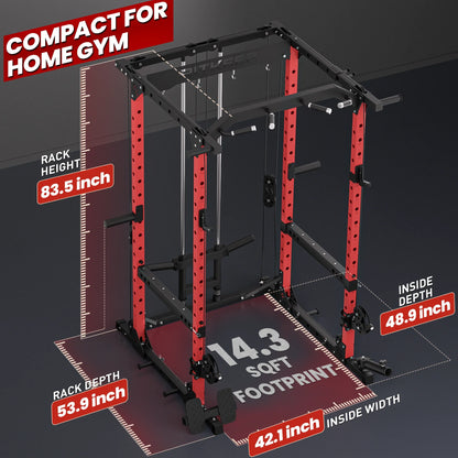 Destroyer M10 ALL-IN-ONE Power Rack Fitness Equipment Package