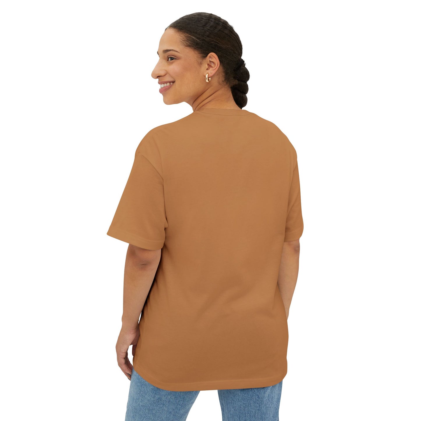 Unisex Oversized Boxy Tee - "Smile Everyday"