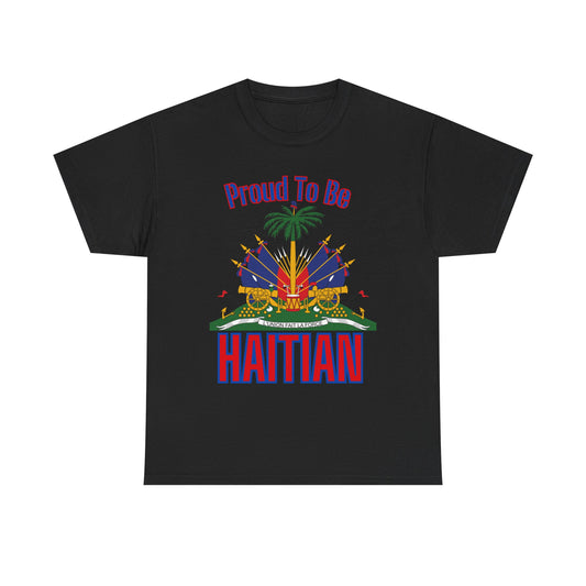 Proud to Be Haitian Unisex Heavy Cotton Tee