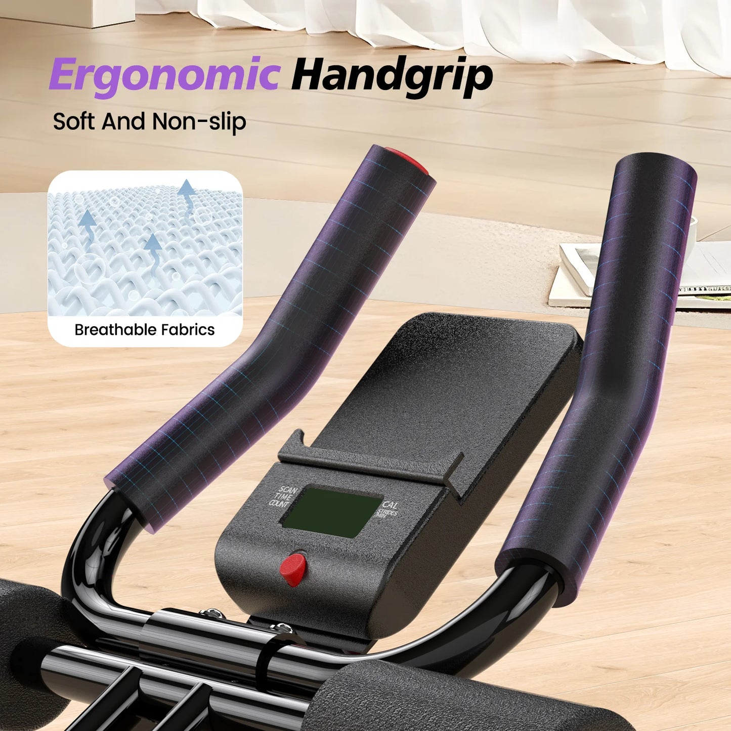 FLYBIRD Adjustable Ab Workout Equipment, Full Body Strength Training, Foldable Waist Trainer, 330 Lb Capacity