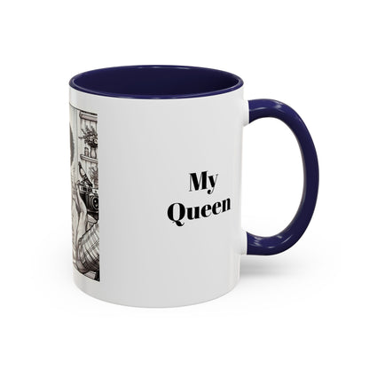 My Queen Accent Coffee Mug - Heartwarming Gift for Mom