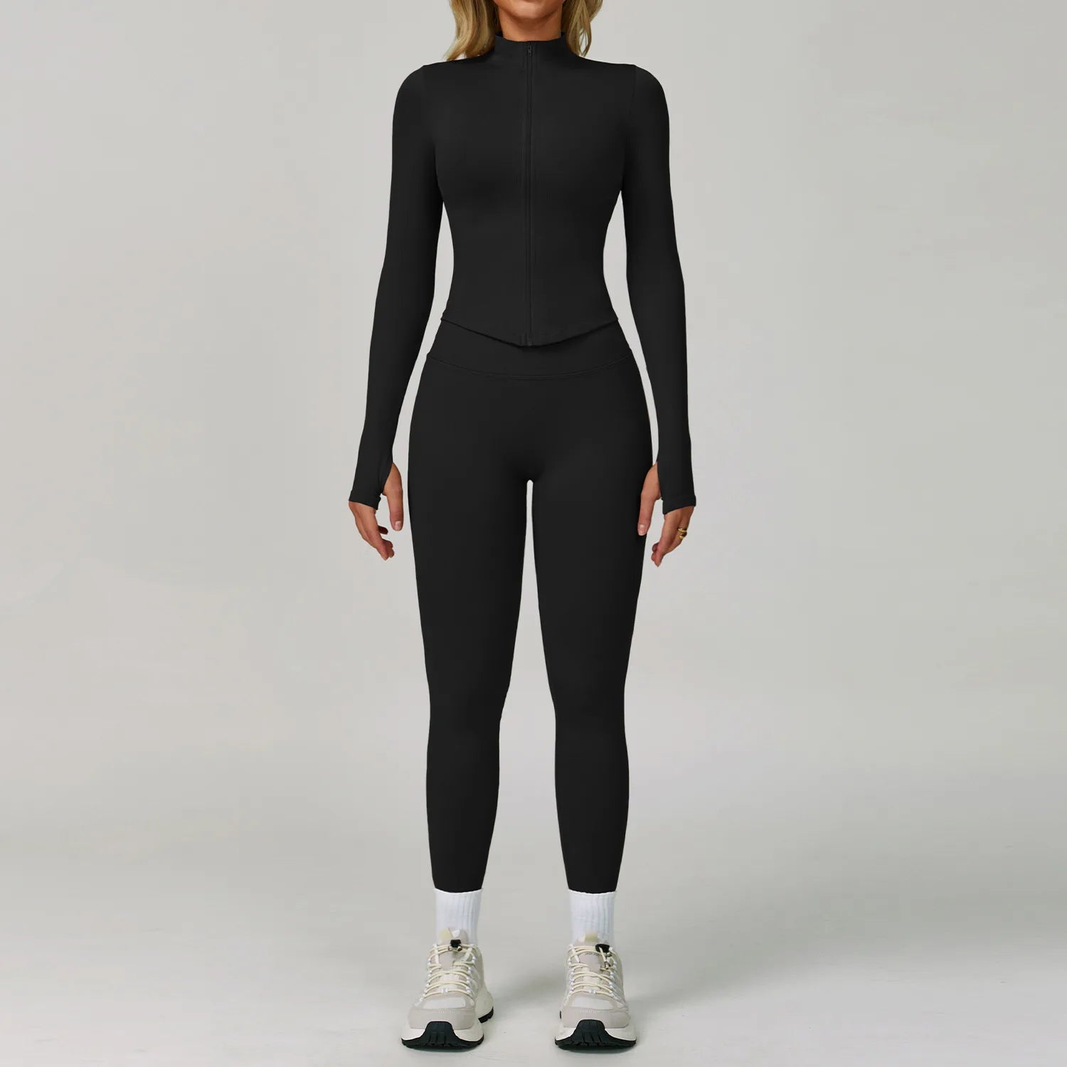 Women's Yoga Set - 2/3 Piece Gym Apparel, High Waist Leggings and Sports Bra for Fitness and Workout