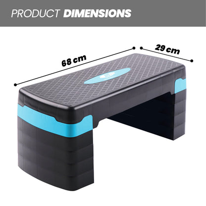Aerobic Stepper Adjustable Height 2-3-5 Levels Exercise Stepper for Home Yoga