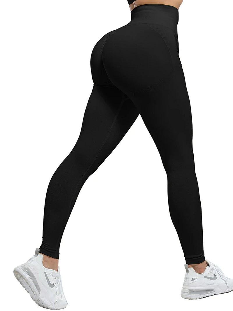 High Waist Fitness Leggings Women Bubble Butt Legging Push up Seamless Skinny Stretch Running Outdoors Pants