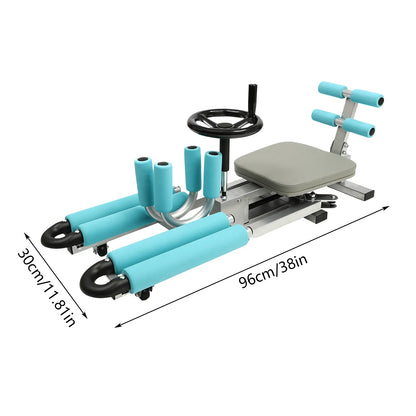 Leg Stretcher Machine, 0-210° Adjustable Split Machine for Flexibility Leg Stretching, 330.7Lbs Heavy Duty Home Gym Equipment for Dance Yoga Martial Arts