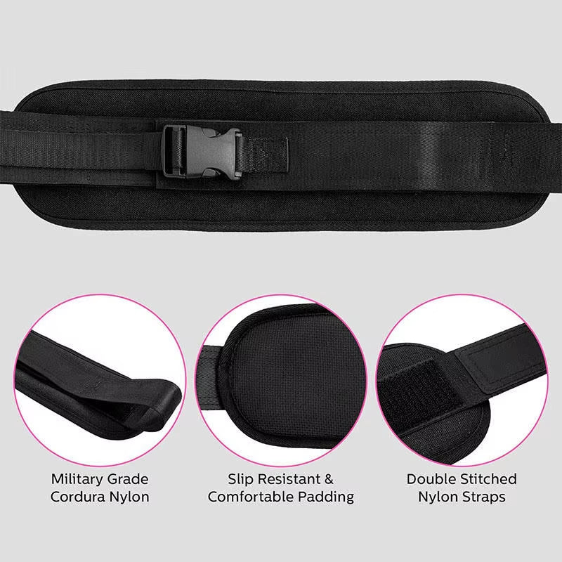 Adjustable Hip Thrust Belt for Glute Training - Home Workout Equipment for Dumbbells and Fitness Accessories