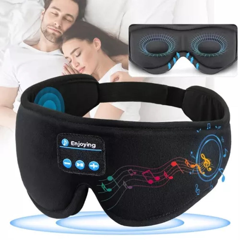 Sleep Mask with Bluetooth Headphones, 3D Sleep Mask Wireless Music Eye Mask