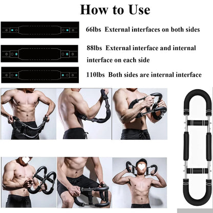 Arm Trainer, Adjustable Chest Workout Equipment, Arm Trainer for Men, Arm Exercise Equipment, Chest Trainer for Men, Shoulders and Forearms Muscle Training Fitness Equipment