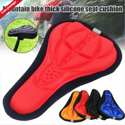 Bike 3D Gel Saddle Seat Cover Bicycle Soft Comfort Pad Cushion Padded