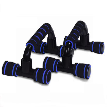 I-Shaped Push-Up Rack with Hand Sponge Grip Bars for Muscle Training and Home Gym Fitness