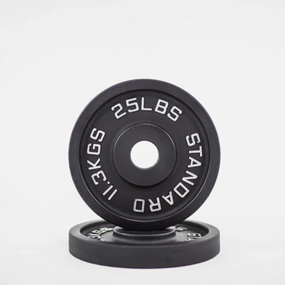 2'' Old School Single-Sided Black Iron Weight Plates (240 LB)