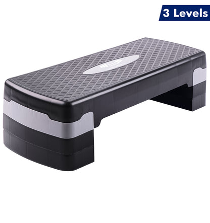 Aerobic Stepper Adjustable Height 2-3-5 Levels Exercise Stepper for Home Yoga