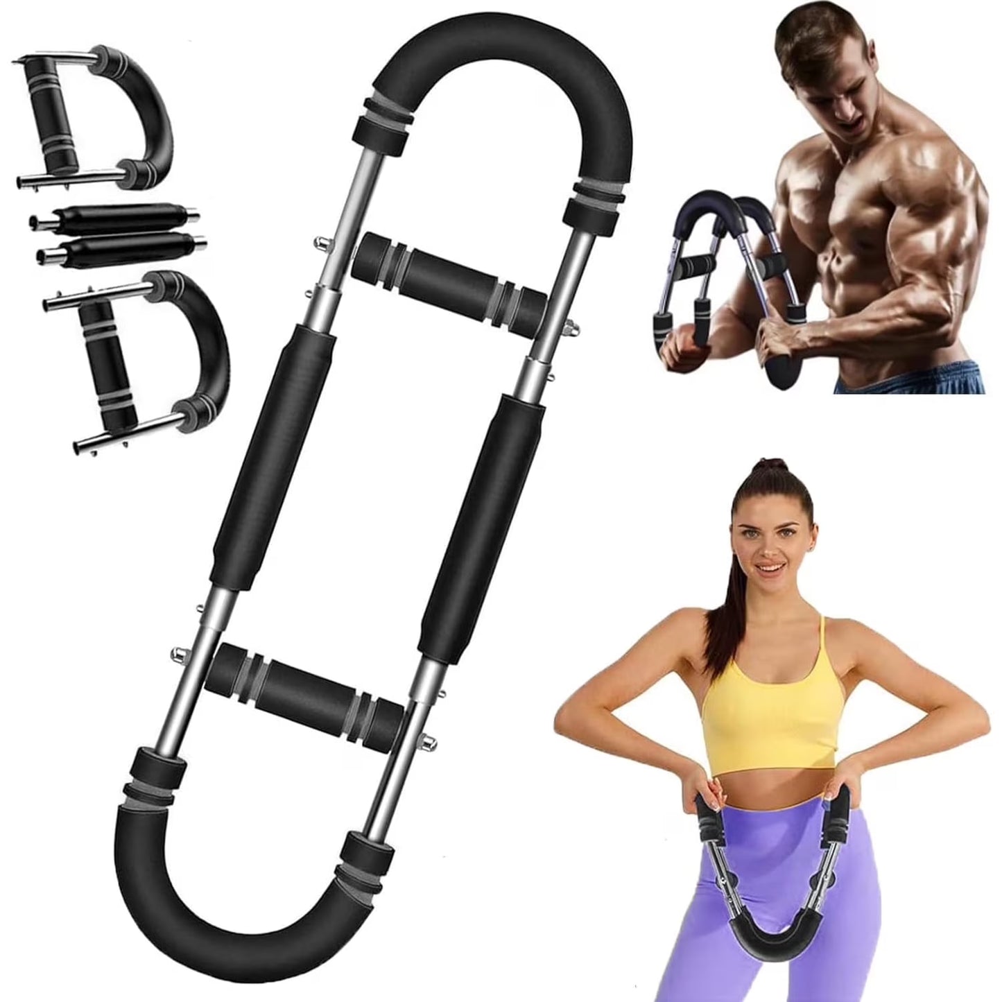 Arm Trainer, Adjustable Chest Workout Equipment, Arm Trainer for Men, Arm Exercise Equipment, Chest Trainer for Men, Shoulders and Forearms Muscle Training Fitness Equipment