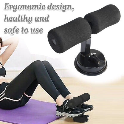 Sunny Sit up Bar Adjustable Sit up Assistant Device Household Fitness Equipment for Body Abdominal Stretching Muscle Training(Black)