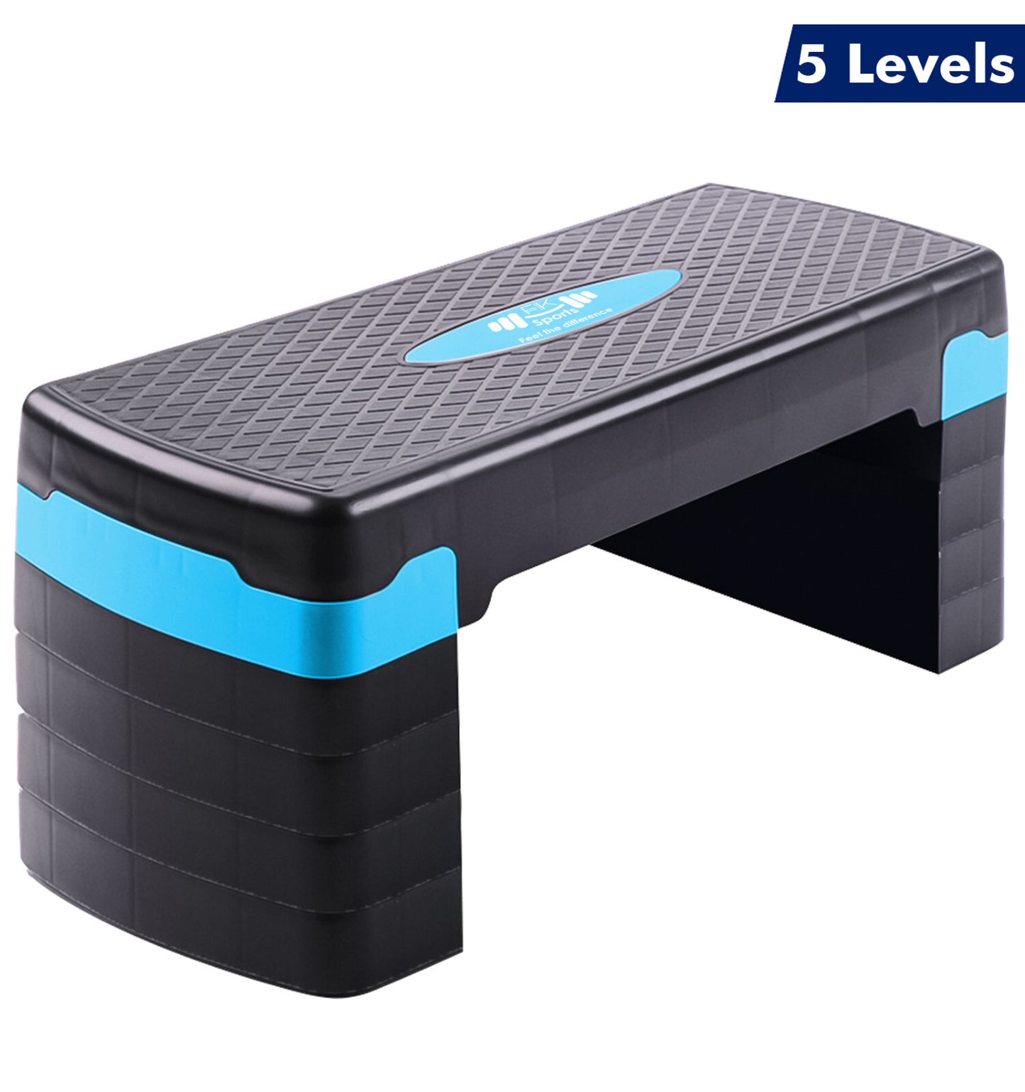 Aerobic Stepper Adjustable Height 2-3-5 Levels Exercise Stepper for Home Yoga