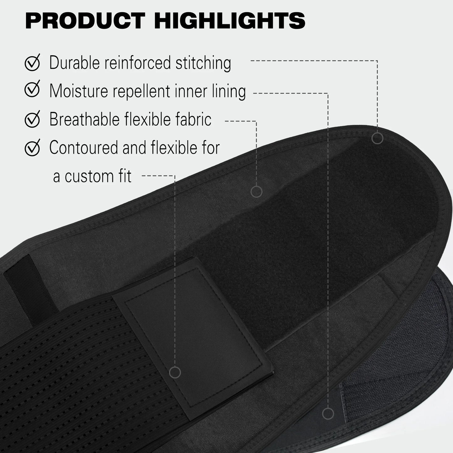 VENUZOR Waist Trainer Belt for Men and Women - Sweat-Enhancing Waist Trimmer and Sauna Belt for Optimal Workout Performance