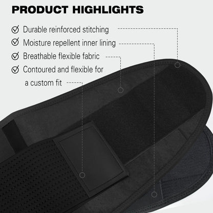 VENUZOR Waist Trainer Belt for Men and Women - Sweat-Enhancing Waist Trimmer and Sauna Belt for Optimal Workout Performance