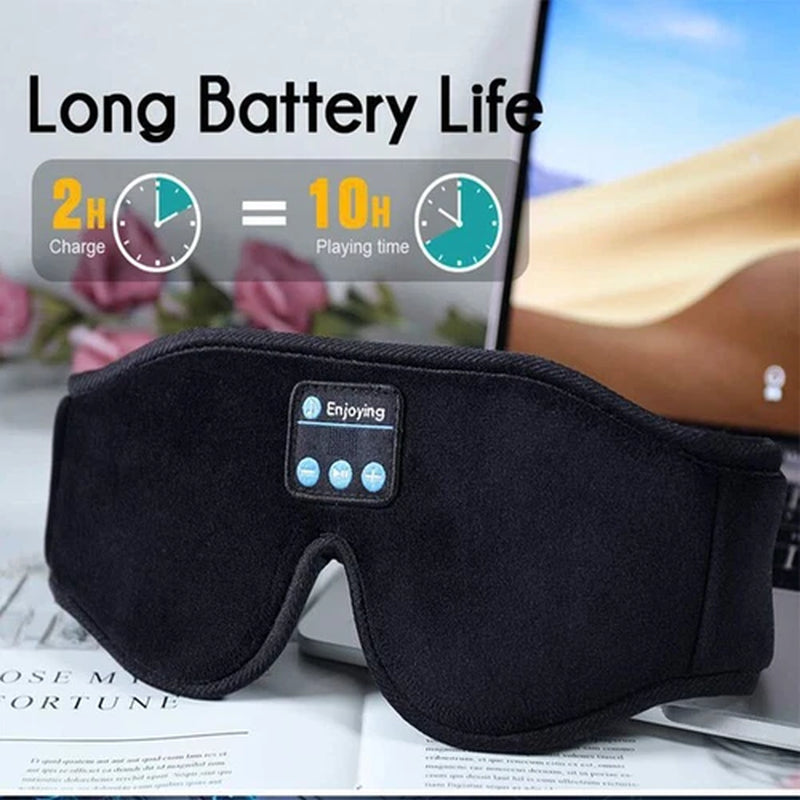 Sleep Mask with Bluetooth Headphones, 3D Sleep Mask Wireless Music Eye Mask