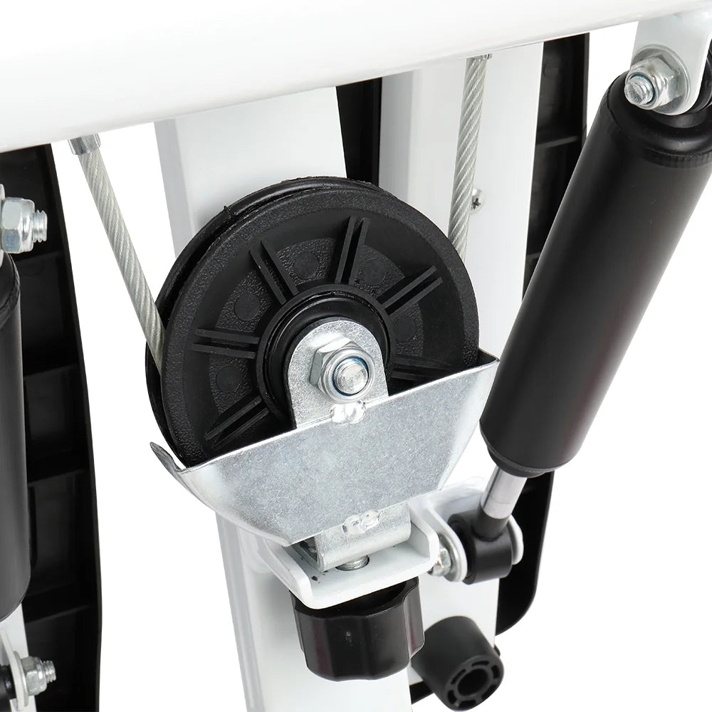 Ubesgoo Mini Aerobic Stepper, Stair Climber Twist Fitness Machine with Handle, Pink