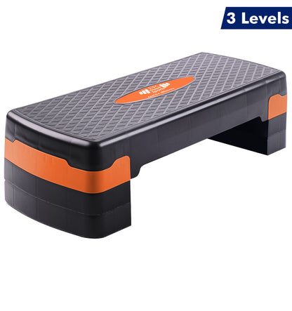 Aerobic Stepper Adjustable Height 2-3-5 Levels Exercise Stepper for Home Yoga