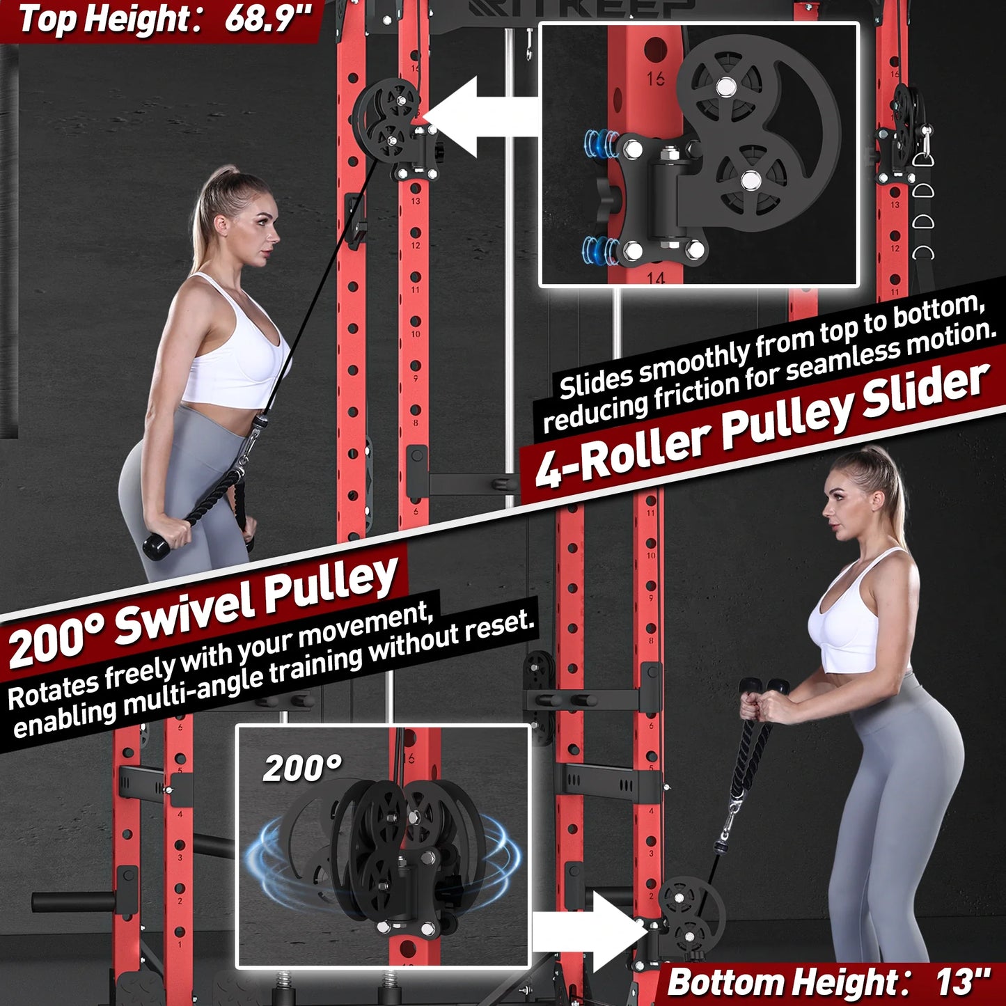 Destroyer M10 ALL-IN-ONE Power Rack Fitness Equipment Package