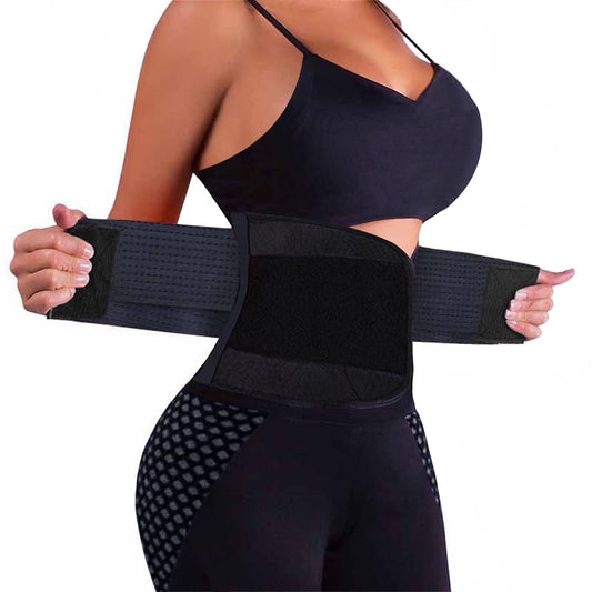 VENUZOR Waist Trainer Belt for Men and Women - Sweat-Enhancing Waist Trimmer and Sauna Belt for Optimal Workout Performance