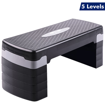 Aerobic Stepper Adjustable Height 2-3-5 Levels Exercise Stepper for Home Yoga