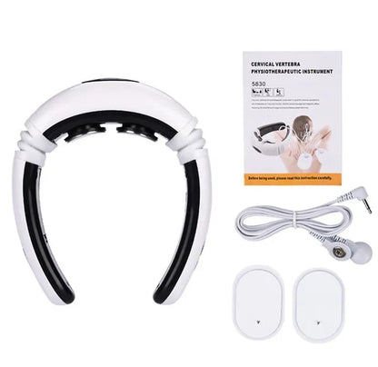 Electric Cervical Pulse Neck Massager Muscle Relax Massage Magnetic Therapy