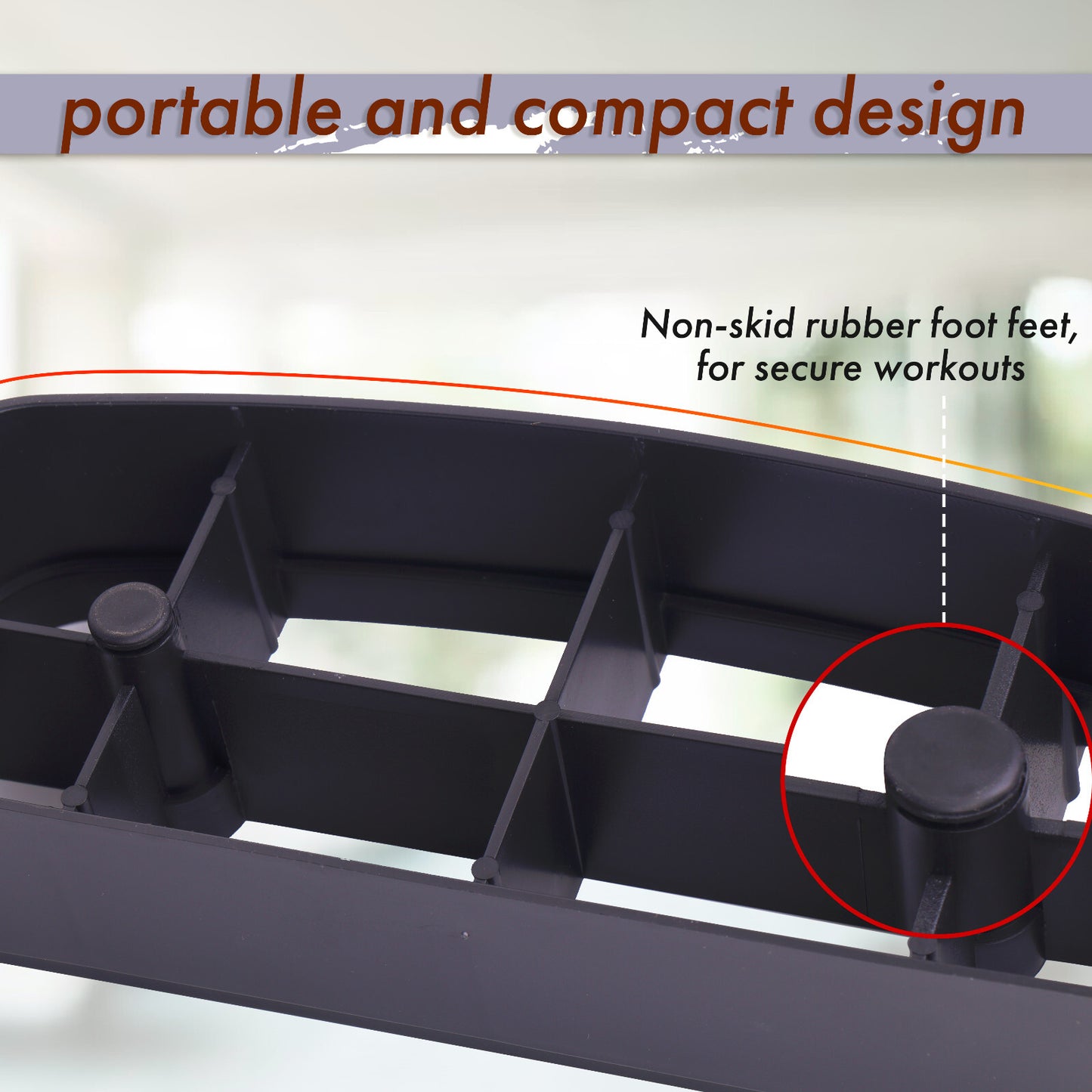 Aerobic Stepper Adjustable Height 2-3-5 Levels Exercise Stepper for Home Yoga