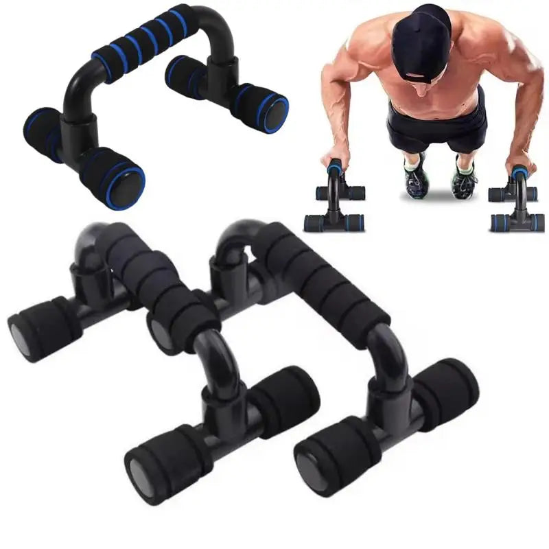 Portable Muscle Training Fitness Equipment with Anti-Skid Foam Handles - Comfortable Push-Up Support (1 Pair)