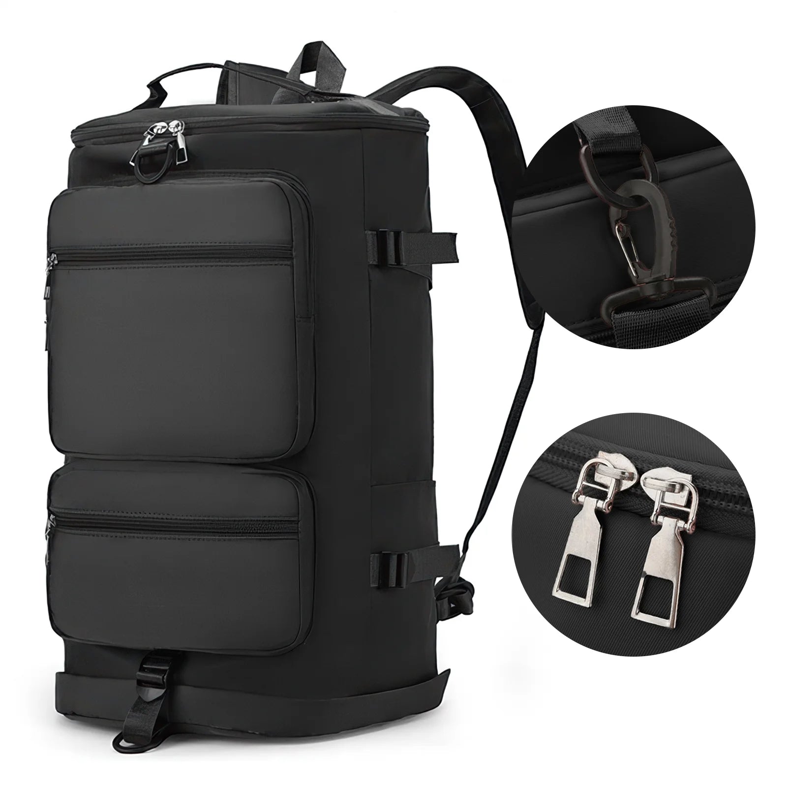 Gynky Duffle Bag Gym Bags Waterproof Sports Duffel Bags Travel Weekender Bag for Men Women Overnight Bag with Shoes Compartment