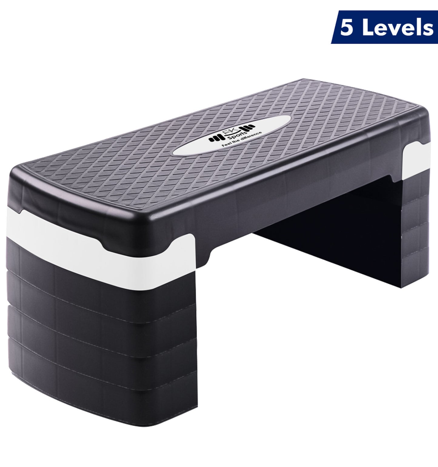 Aerobic Stepper Adjustable Height 2-3-5 Levels Exercise Stepper for Home Yoga