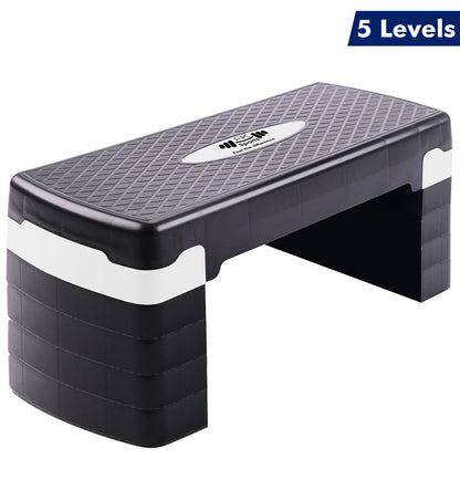 Aerobic Stepper Adjustable Height 2-3-5 Levels Exercise Stepper for Home Yoga