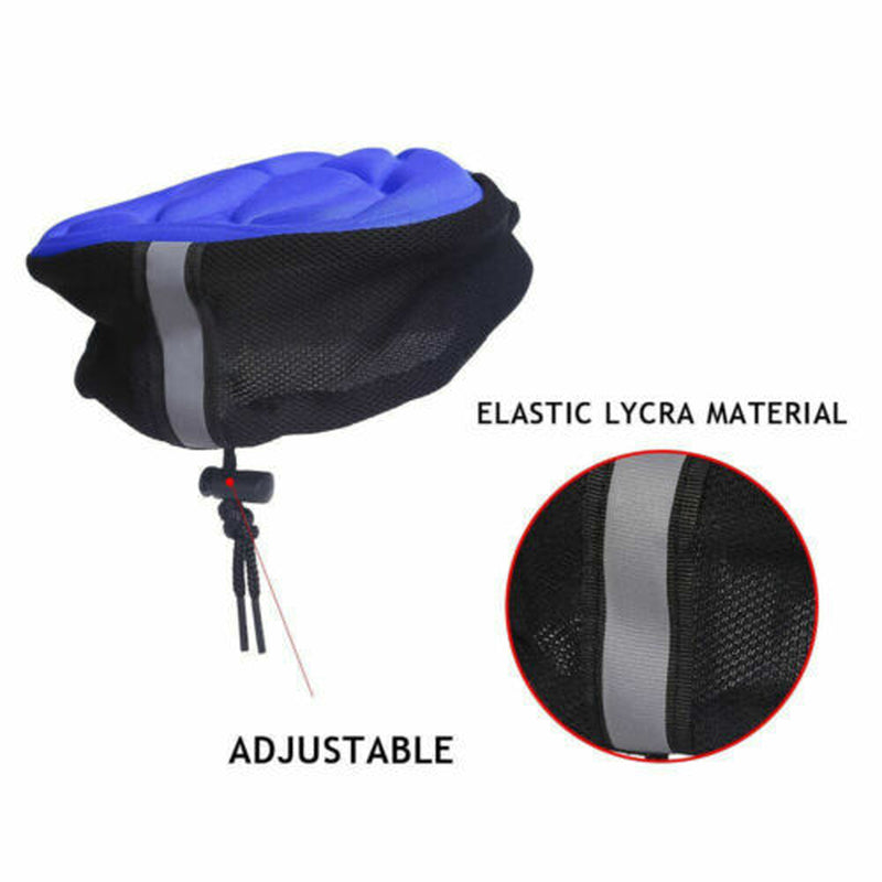 Bike 3D Gel Saddle Seat Cover Bicycle Soft Comfort Pad Cushion Padded