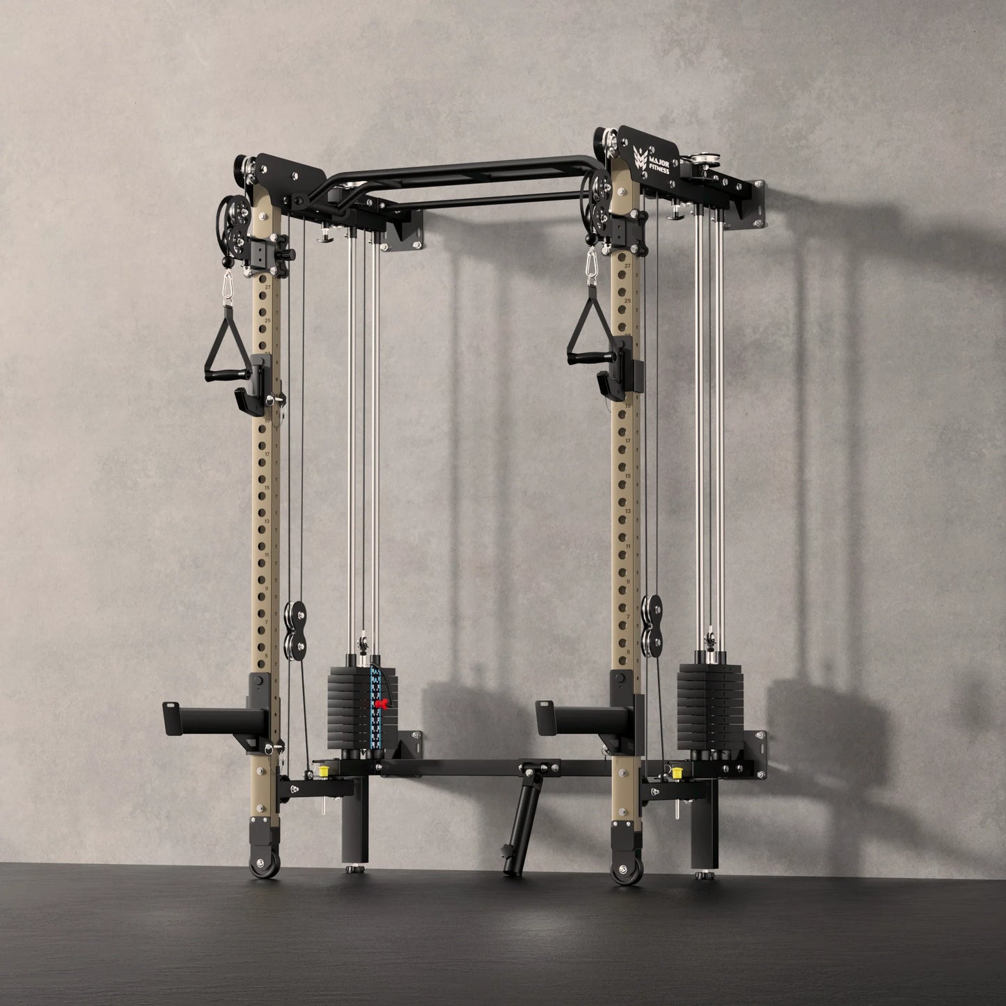 F35 All-In-One Home Gym Wall-Mount Folding Power Rack