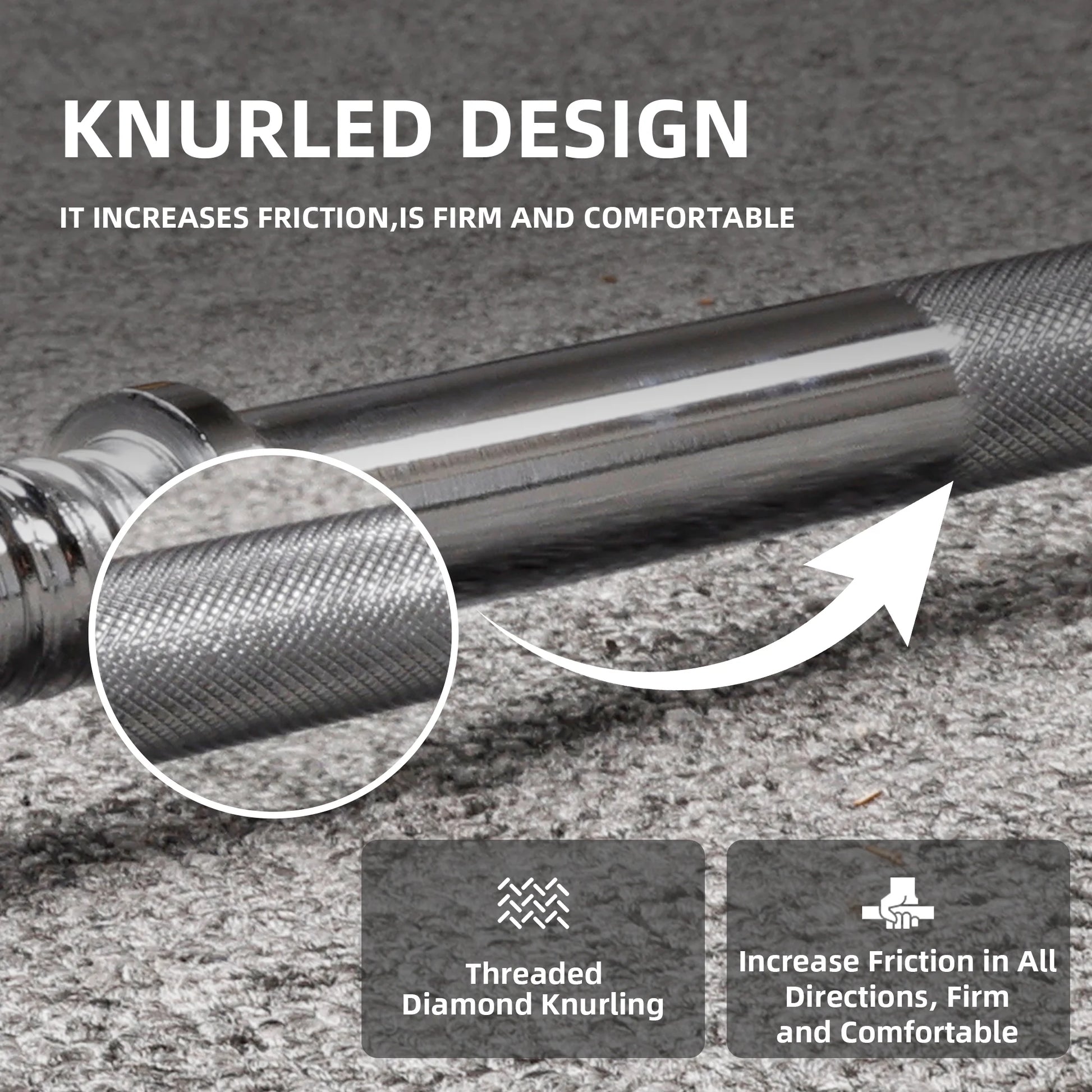 Balancefrom Cast Iron Standard Weight Including 5FT Sectional Standard Barbell with Star Locks, 85-Pound Set