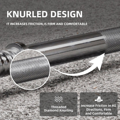 Balancefrom Cast Iron Standard Weight Including 5FT Sectional Standard Barbell with Star Locks, 85-Pound Set