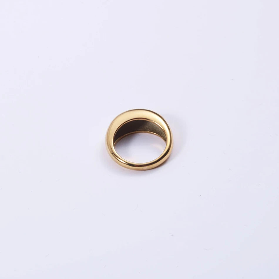 E-Manco Geometric Stainless Steel Rings