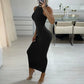 Ribbed Knit Bodycon Maxi Dress