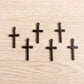 20pcs 13*27mm Alloy Black Color Cross Charms for Jewelry Making Pendants Necklaces Drop Earrings DIY Handmade Bracelet Accessory