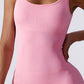 High Elastic Seamless Vest Women's Summer Jumpsuit with Chest Pad