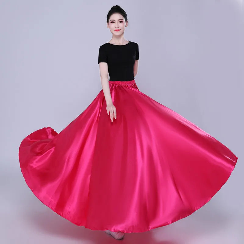 360° Satin Belly Dance Skirt