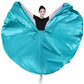 Women 360 Degree Belly Dance Satin Skirt Tribal Gypsy Costume Long Full Skirts Oriental Spanish Dancer Practice Wear