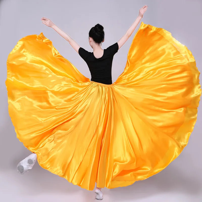 360° Satin Belly Dance Skirt