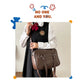 Preppy Style PU Leather Shoulder Bag